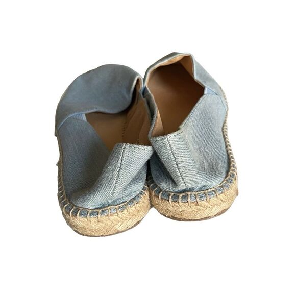 Talbots Izzy Slip On Flats‎ Denim Canvas Espadrille Size 7.5 - Picture 4 of 8